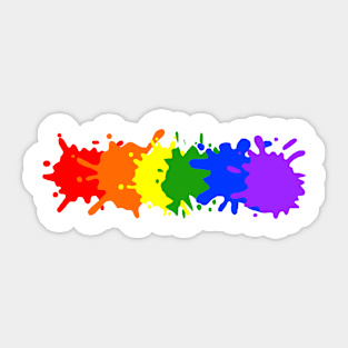 Human Lgbt Gay Pride Flag, Rainbow Flag Sticker